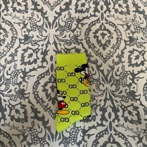 GC Mickey Hyper Lime Green Socks